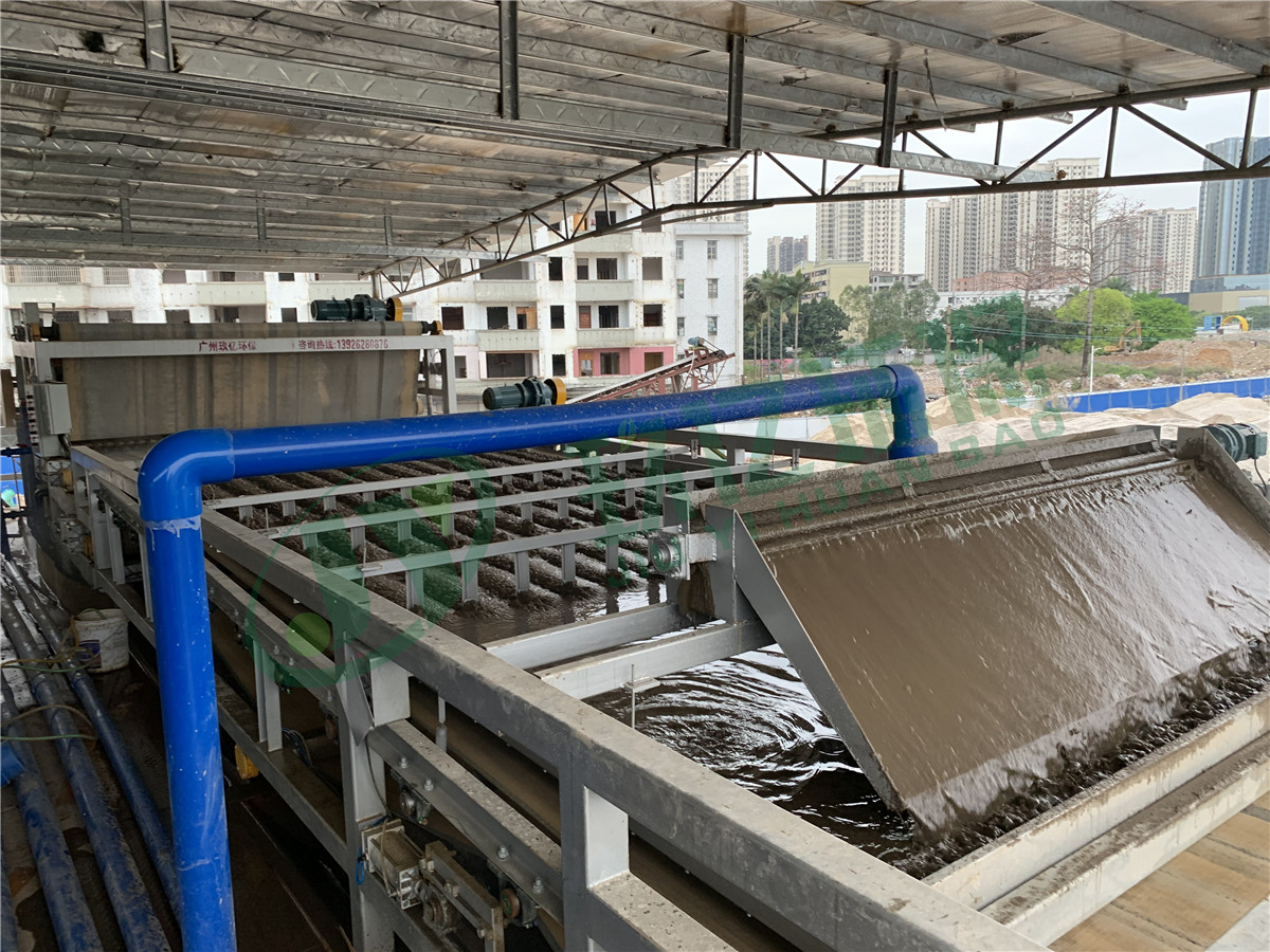 洗沙场真空皮带压滤机 污泥皮带压滤机 带式三网压滤机