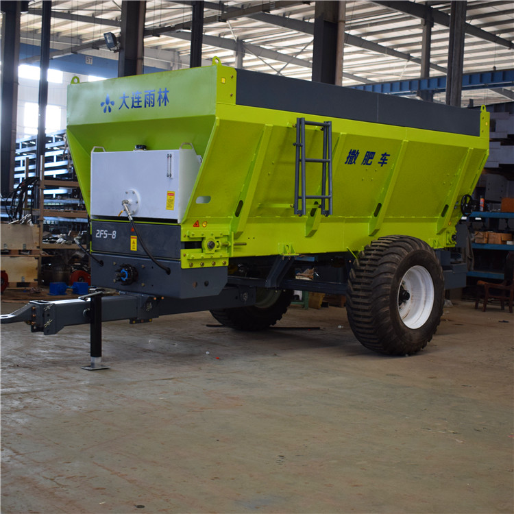 农用四轮扬粪机雨林品牌鸡粪撒粪车