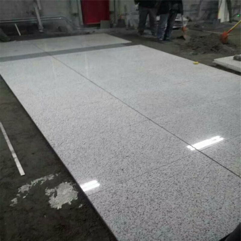 白麻花岗岩路牙石广场花园铺装