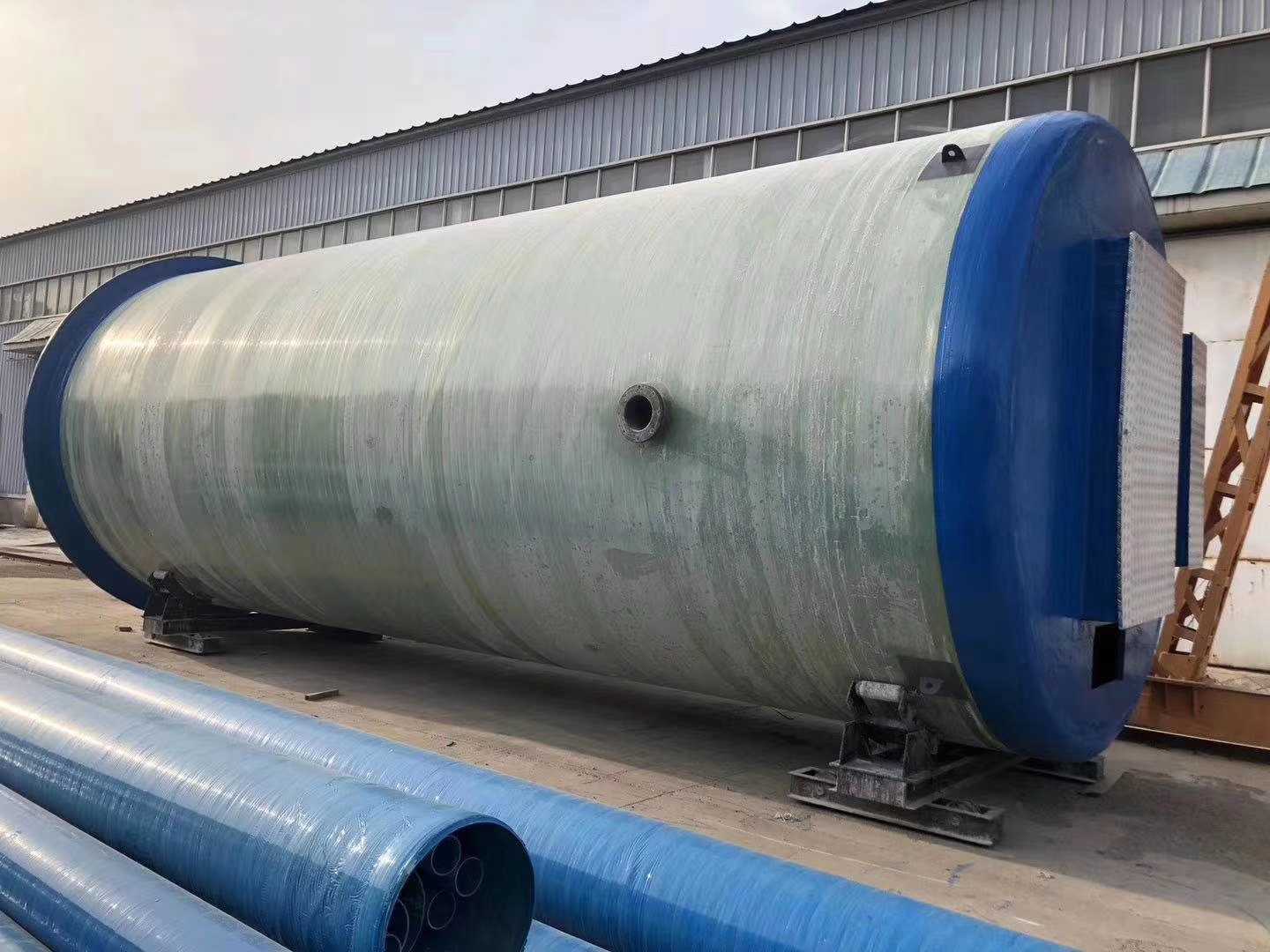 一体化预制雨水泵站 玻璃钢缠绕一体化泵站厂家供应