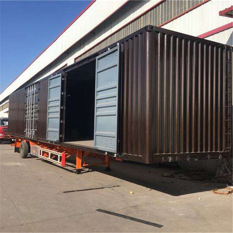 厂家定制12米50英尺集装箱半挂车