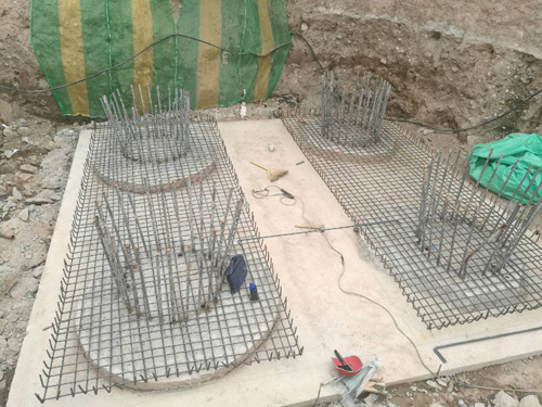 重庆铜梁截桩机基础施工桩头破除