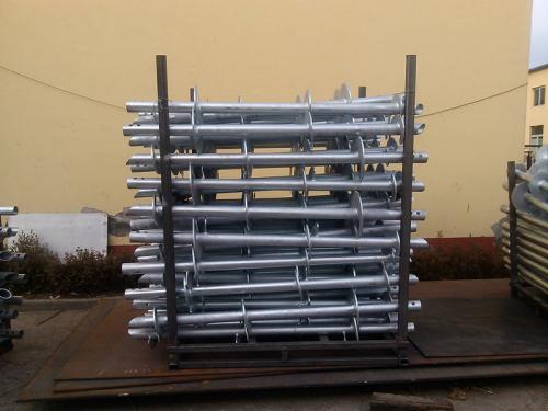 湖北荆门光伏螺旋地桩施工设备建筑工程小型螺旋打桩机