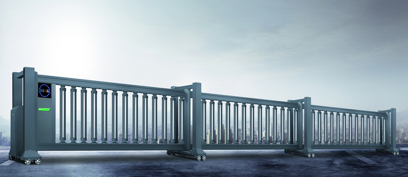 河南不锈钢自动门伸缩门供应推拉式折叠门