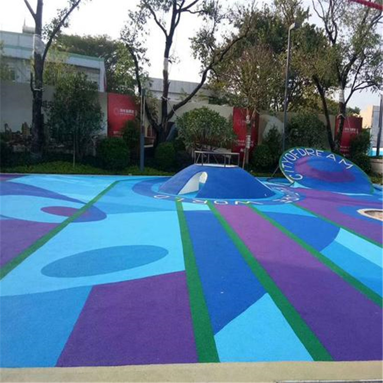 乐山epdm橡胶彩色地面epdm塑胶地垫epdm地面施工