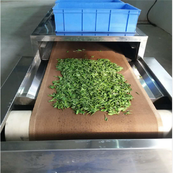 湖南茶叶微波杀青设备 新式茶叶杀青机 外表色泽翠绿