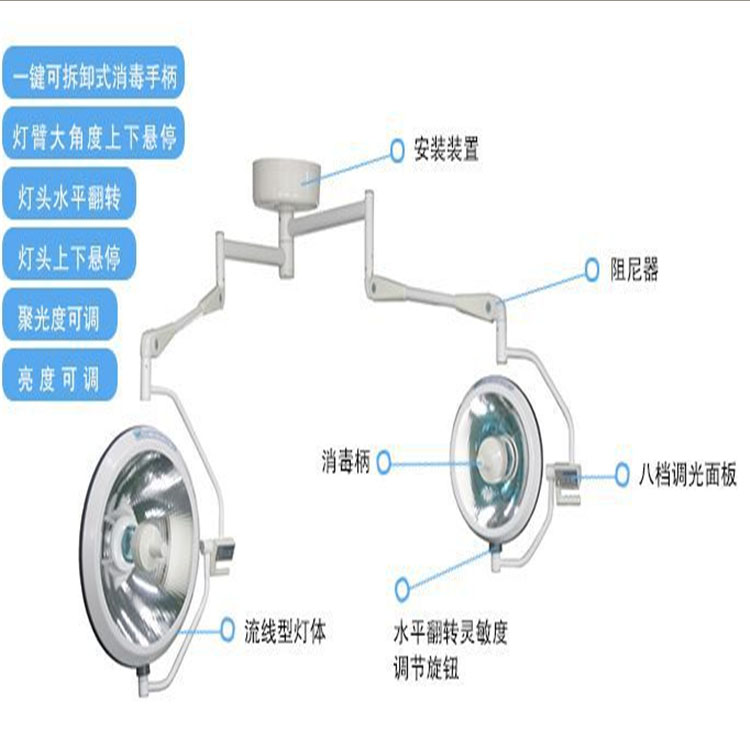 整体反射单双头无影灯多功能手术室无影灯长期供应