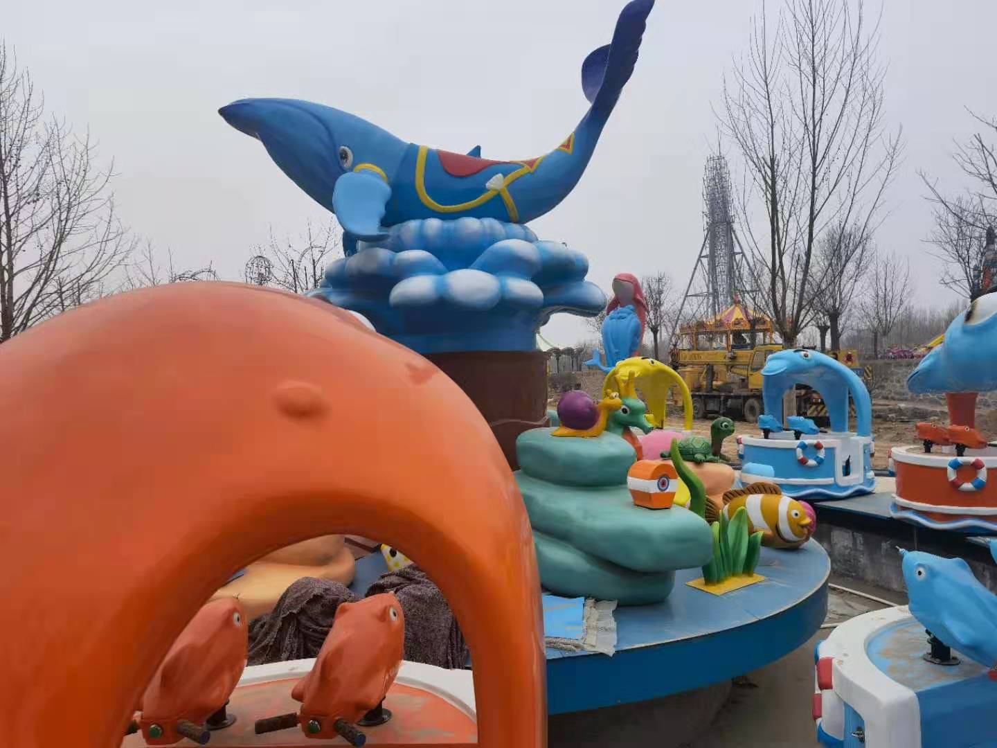 游乐设备订制天鸿直供大型游乐设备欢乐海洋岛