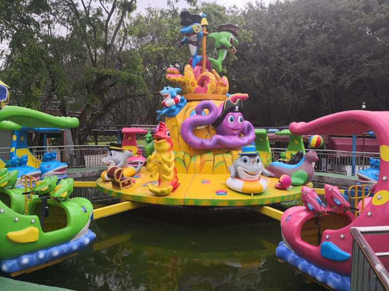 游乐设备生产厂家天鸿亲子乐园设备激战海洋岛