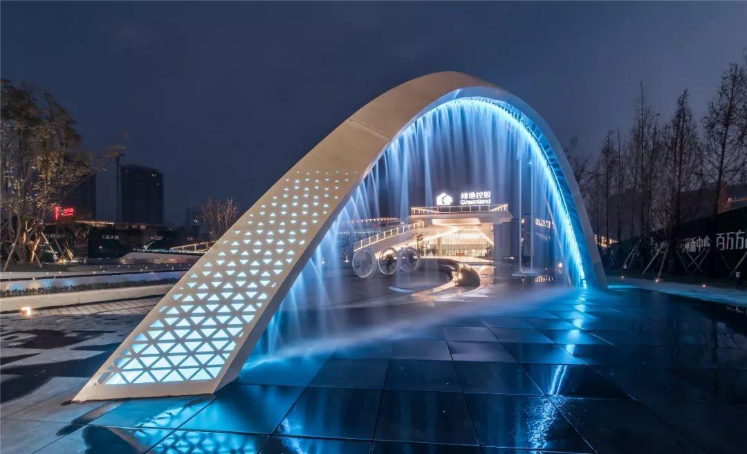 网红水幕秋千智能秋千定做营收秋千生产厂家