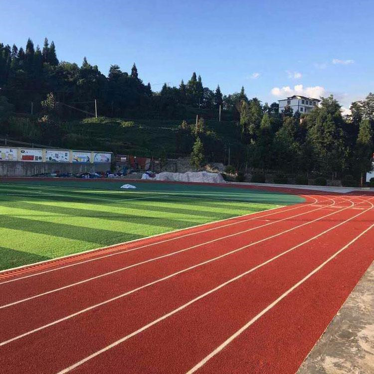 衡水幼儿园彩虹跑道 环保塑胶跑道 产地货源