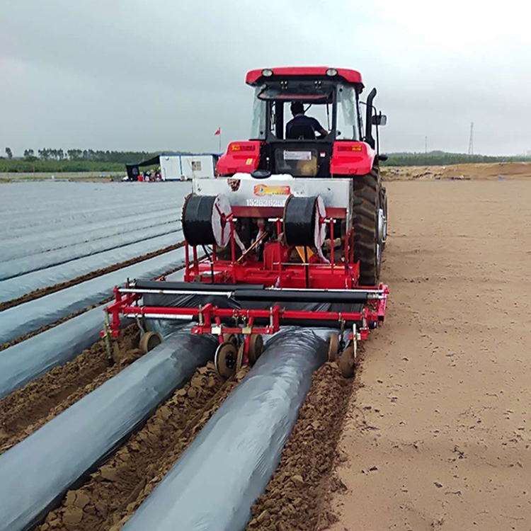 蔬菜起垄覆膜一体机农用起垄开沟覆膜一体机多功能农用耕地机