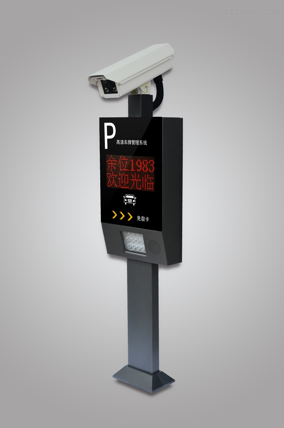 成都市成华区车辆车牌识别道闸系统之曲杆道闸本地公司