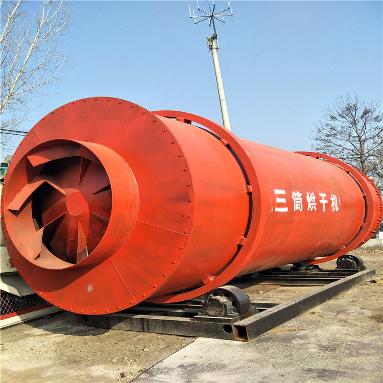 二手大型电加热滚筒烘干机连续式水分蒸发转让达利