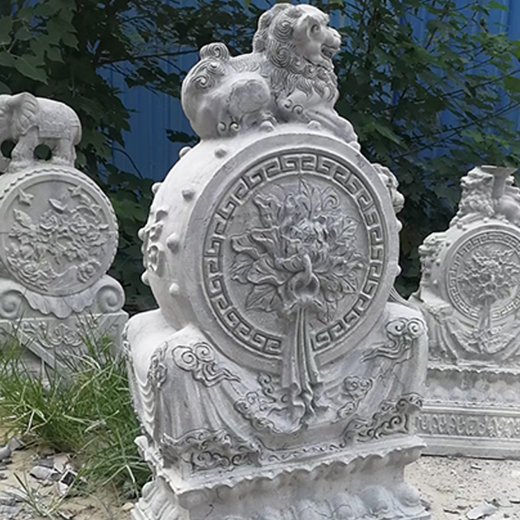 青石抱鼓石别墅抱鼓石如意门墩抱鼓石价格优惠