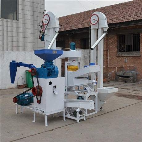 立式杂粮碾米机水稻碾米机胶辊砻谷机