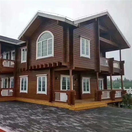 木屋别墅定制木房子木头房防腐木小屋长期供应