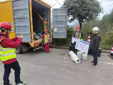 山东淄博市下水道非开挖修复点状原位固化法修复改造工程