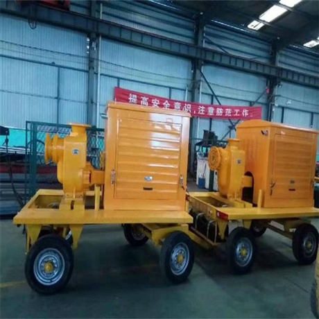 12寸口径移动柴油污水泵车DS300DPE-Z-W应急抗旱