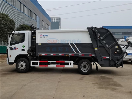 鶴壁市壓縮式垃圾車圖片 掛桶壓縮式垃圾車廠家可分期