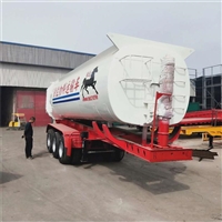 昭通市11米集装箱平板后翻半挂车厂家普遍提高出厂价