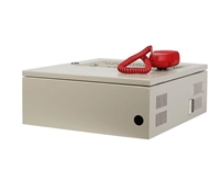 壁挂式单门/8门/16门消防电话主机安装接线