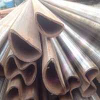 天津锌钢30*70半圆管生产厂家  /40*60D形管厂家库存 图片