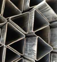 天津锌钢38*38*45三角钢管厂家  /三角管厂家  图片