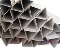天津锌钢38*38*45三角钢管厂  /三角管厂家  图片