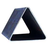 天津锌钢38*38*45三角钢管加工  /三角管厂家  图片