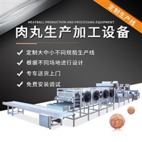 肉丸成套设备 丸子流水线设备大型肉丸加工场所