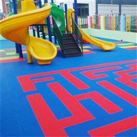 延边州室外悬浮地板运动场拼装悬浮地板多色可选