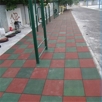 菏泽市弹性密实橡胶地垫弹性室外橡胶地垫50*50cm