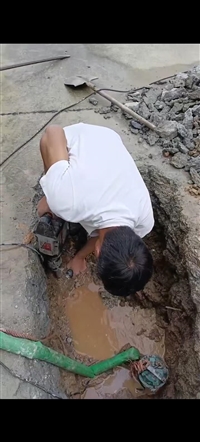广州荔湾茶滘厂区管道漏水检测,仪器探测管道破裂位置
