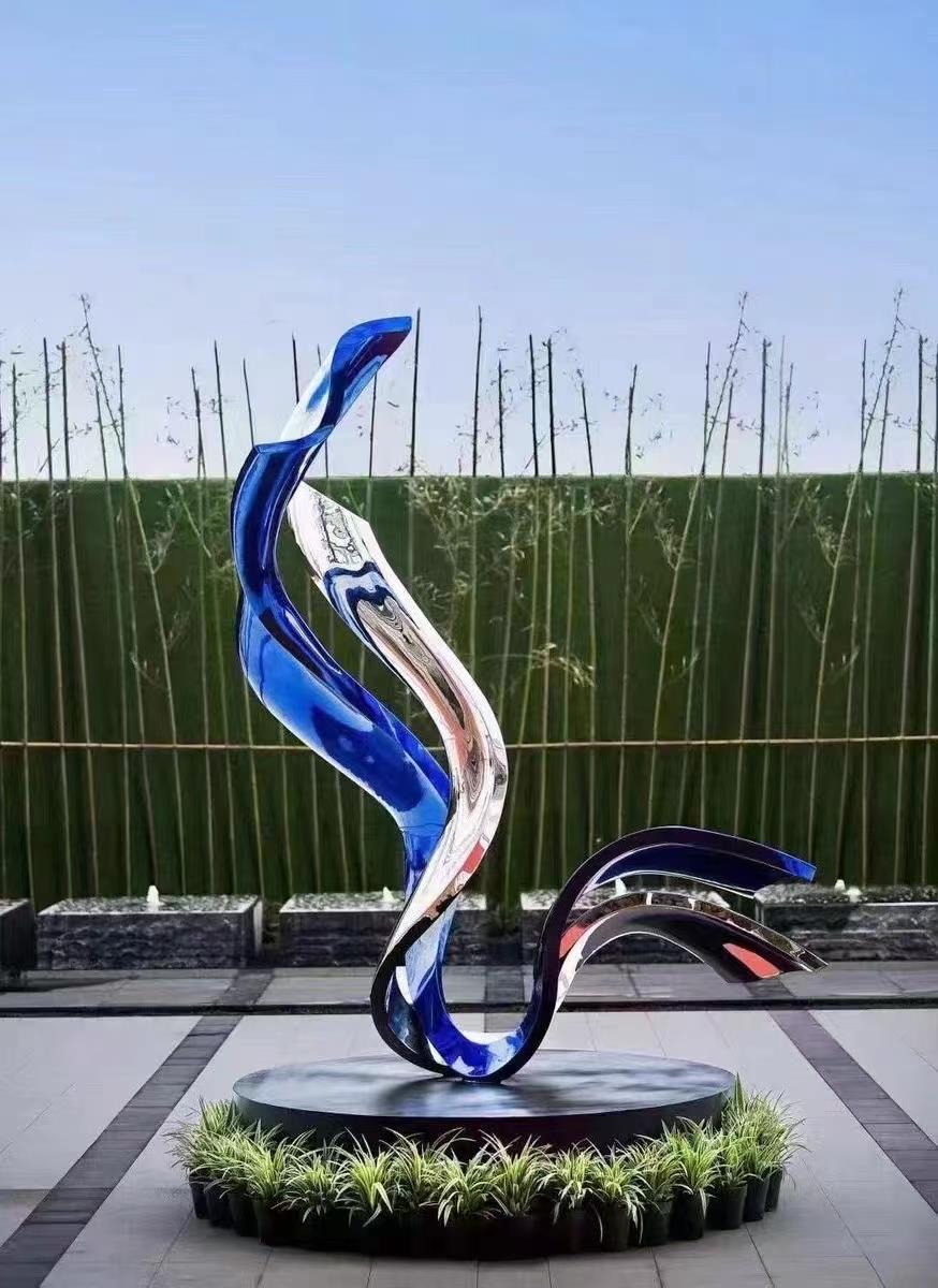上海大型不锈钢景观雕塑公司