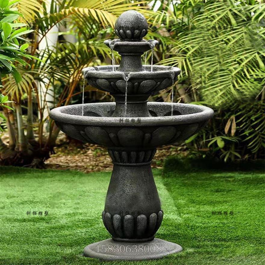 重庆园林大型铸铜西方人物喷泉灯光变换程序音乐喷泉