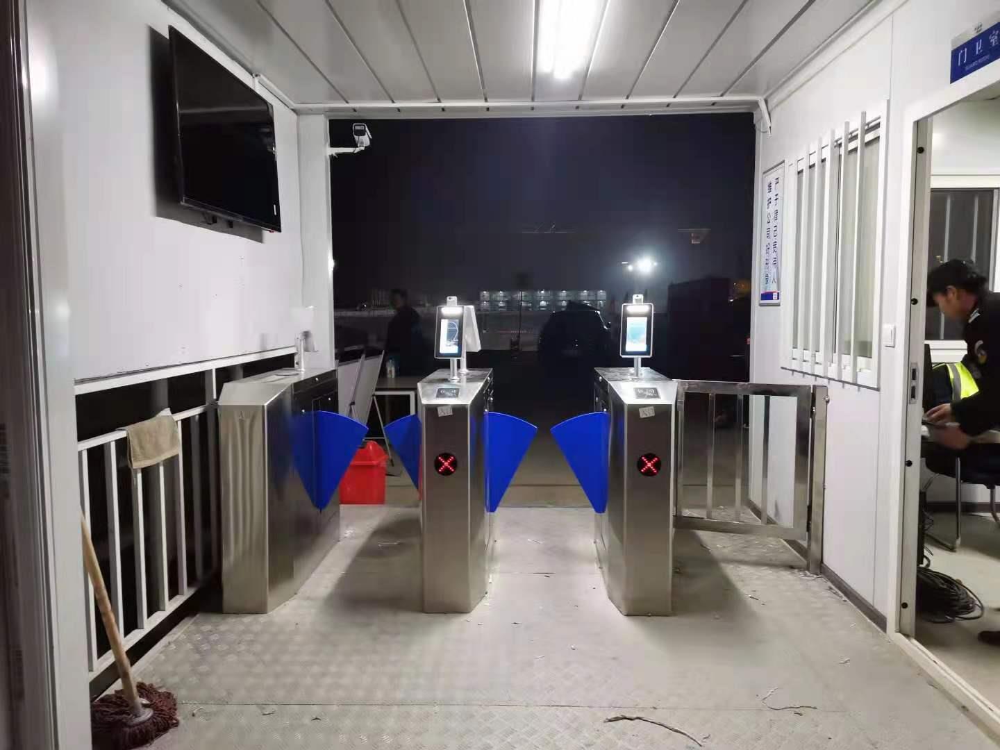 陕西省延安市甘泉县小区人脸识别翼闸门禁工地人脸识别三辊闸门禁学校