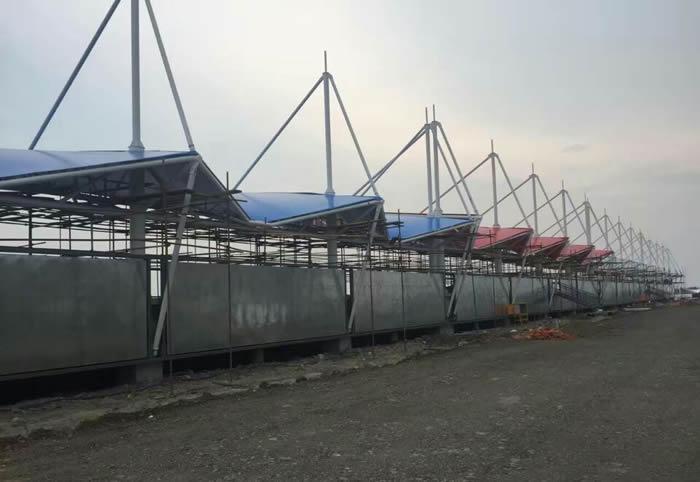 北京国产ETFE膜材料体育看台膜结构设计与施工