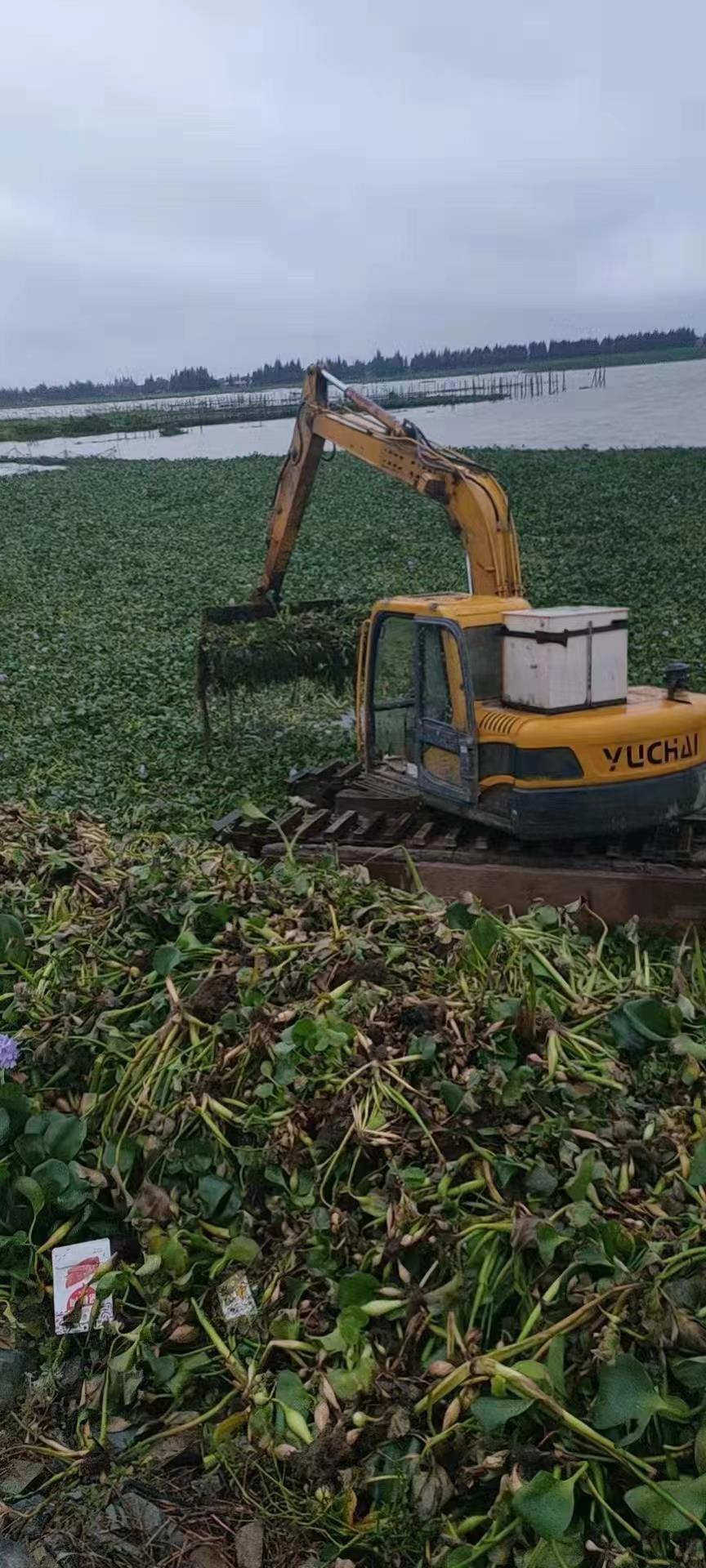 黄冈河道清淤水上勾机出租价格多少