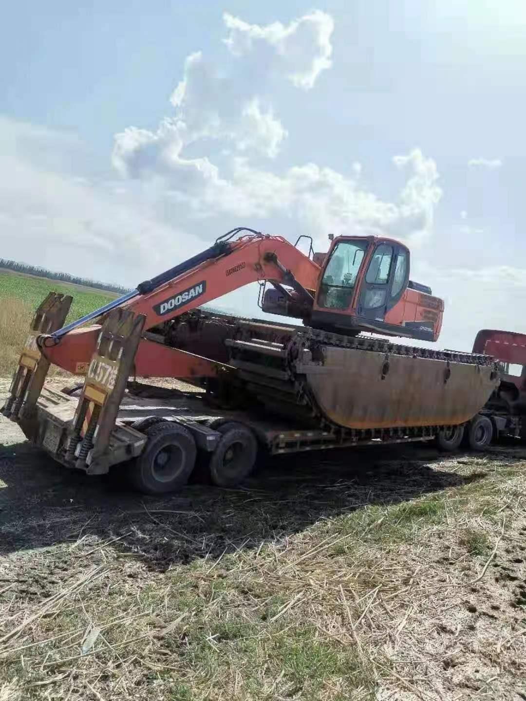 绥化大型清理河道挖机船按月多少钱