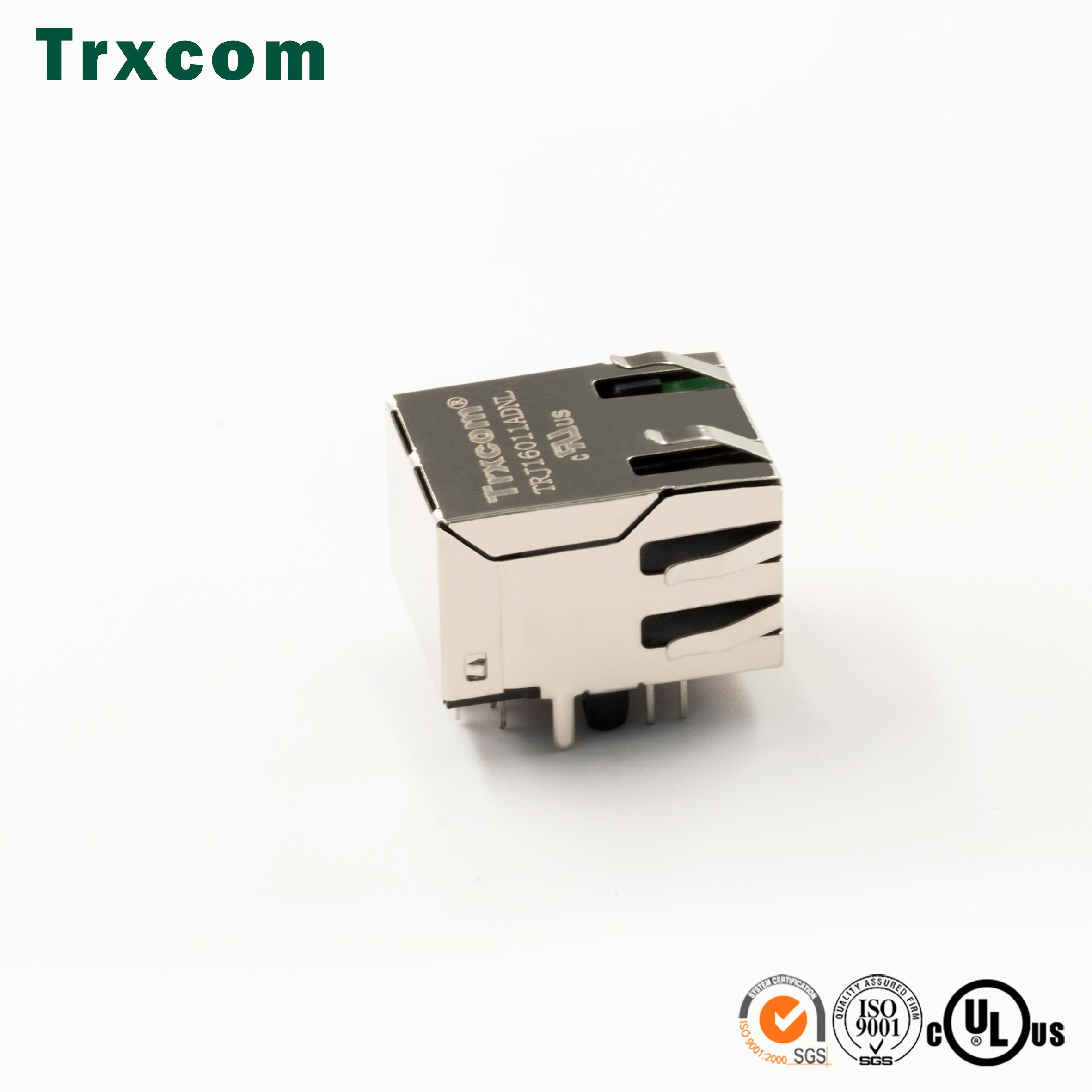 J3026G01DNLT Trxcom RJ45 8p8c 以太网通讯信号连接器网线接口