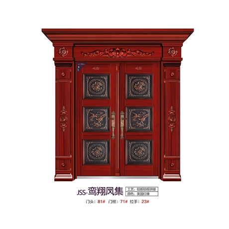 舟山市锌合金别墅大门门来图定制
