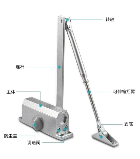 青海省海西州液压闭门器批发 自动闭门器厂家 带定位闭门器销售