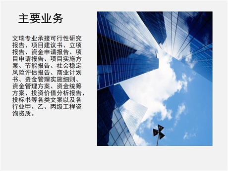 上海會(huì)做資金申請(qǐng)報(bào)告資申案例