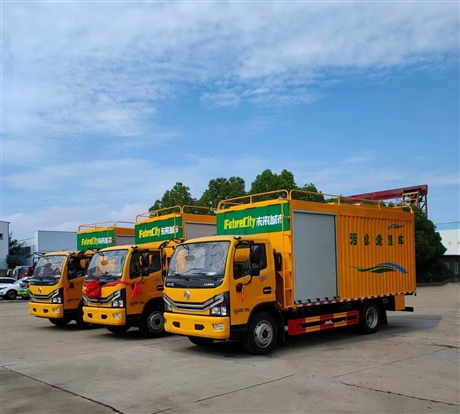 宿迁市化粪池污处理车     渣液分离车   肥料可装袋打包