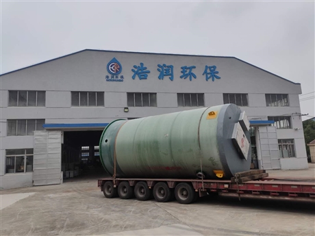 杭州市萧山区污水提升一体化预制泵站全自动运行