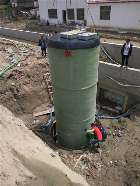 杭州市余杭区污水提升一体化预制泵站全自动运行