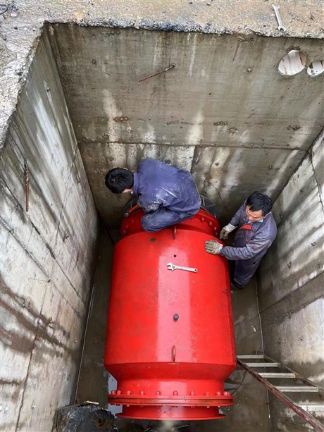 柔性截流井雨水闸门