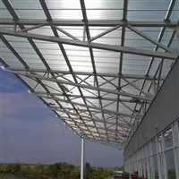 大型无立柱挡雨棚 仓库大门口门厅制作 北京阳光棚厂家