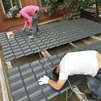 树脂瓦屋顶 彩钢房 仿古瓦装饰 封院子铝合金雨棚